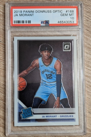 Ja Morant 2019 Optic #168 PSA 10