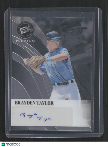 2024 Press Pass Premium Baseball BRAYDEN TAYLOR #RA-BT1 AU,SN,/49