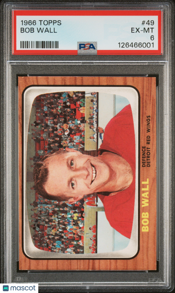 1966 Topps Bob Wall #49 PSA 6
