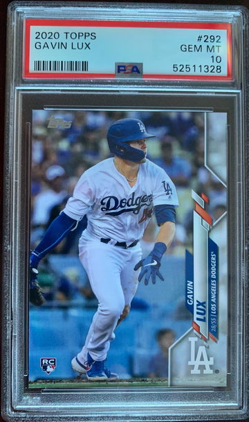 2020 Topps Gavin Lux PSA 10 Gem Mint