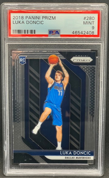 Luka Doncic 2018 Panini Prizm #280 Rookie PSA 9