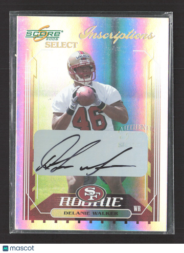 2006 Score Select Inscriptions Delanie Walker #426