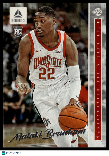 2022 Panini Chronicles Draft Picks Malaki Branham #43 Luminance