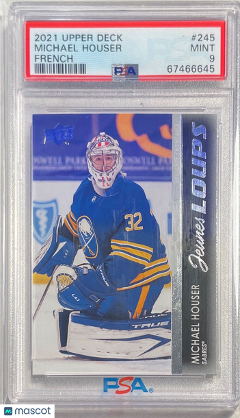 2021-2022 Upper Deck Michael Houser #245 French PSA 9