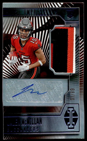 2024 Panini Illusions First Impressions Jalen McMillan #117 RC RPA /99