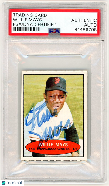 1957 Willie Mays PSA A Auto A
