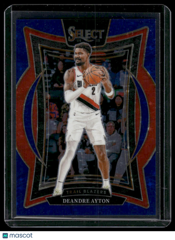 2025 Panini Select Prizm Concourse Deandre Ayton #53 Stars Blue Prizm /20