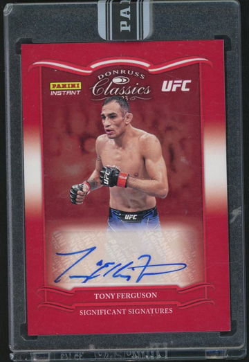 2023 Panini Classics Significant Signatures Red Tony Ferguson #DC-20 Auto /25