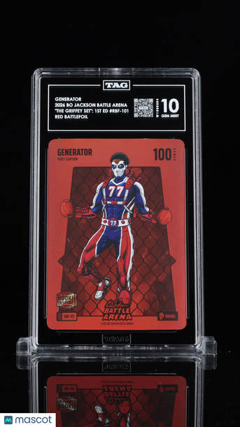 2026 Bo Jackson Battle Arena Generator #RBF-101 Red Battlefoil TAG 10