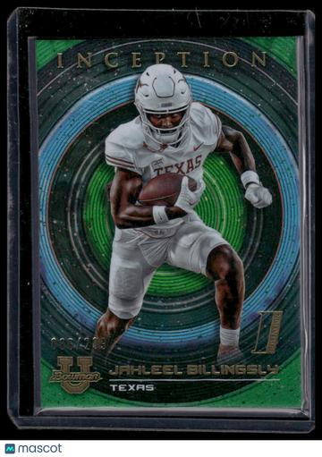 2022-23 Bowman University Inception Jahleel Billingsley #53 Green Foil SN