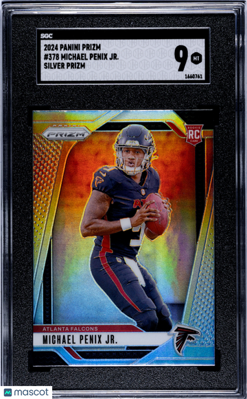 2024 Panini Prizm Michael Penix JR. #378 Silver SGC 9