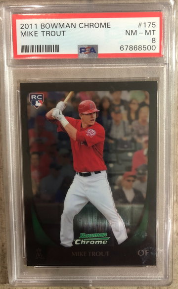 Mike Trout 2011 Bowman Chrome