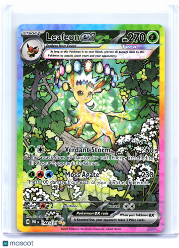 Prismatic Evolutions Leafeon ex Holo Special Illustration Rare #144/131