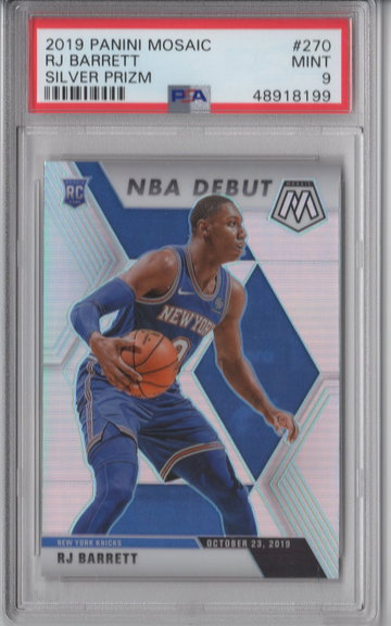 2019 Mosaic RJ Barrett Silver PSA 9