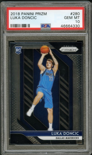 2018 PRIZM LUKA DONCIC PSA 10