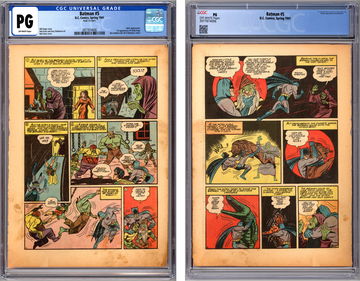 BATMAN #5 CGC-PG *SINGLE PG 14 ONLY* 1ST LINDA PAGE NEW BATMOBILE BOB KANE 1941
