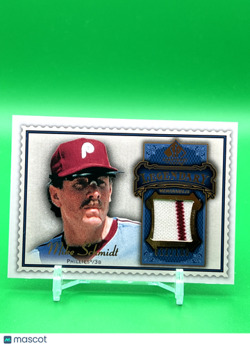 2009 SP Legendary Cuts Mike Schmidt Game Worn Jersey Short Print