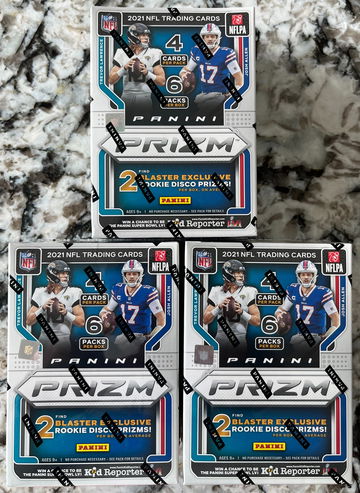 3x 2021 NFL Prizm Blaster Box