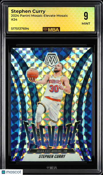 2024 Panini Mosaic Elevate Stephen Curry #24 Mosaic MBA 9