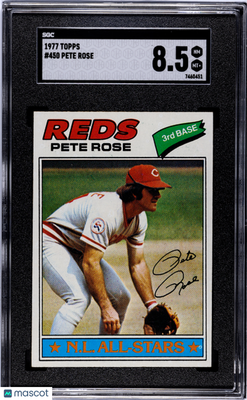 1977 Topps Pete Rose #450 SGC 8.5