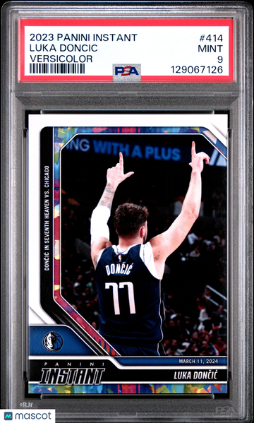 2023 Panini Instant Luka Doncic #414 Versicolor PSA 9