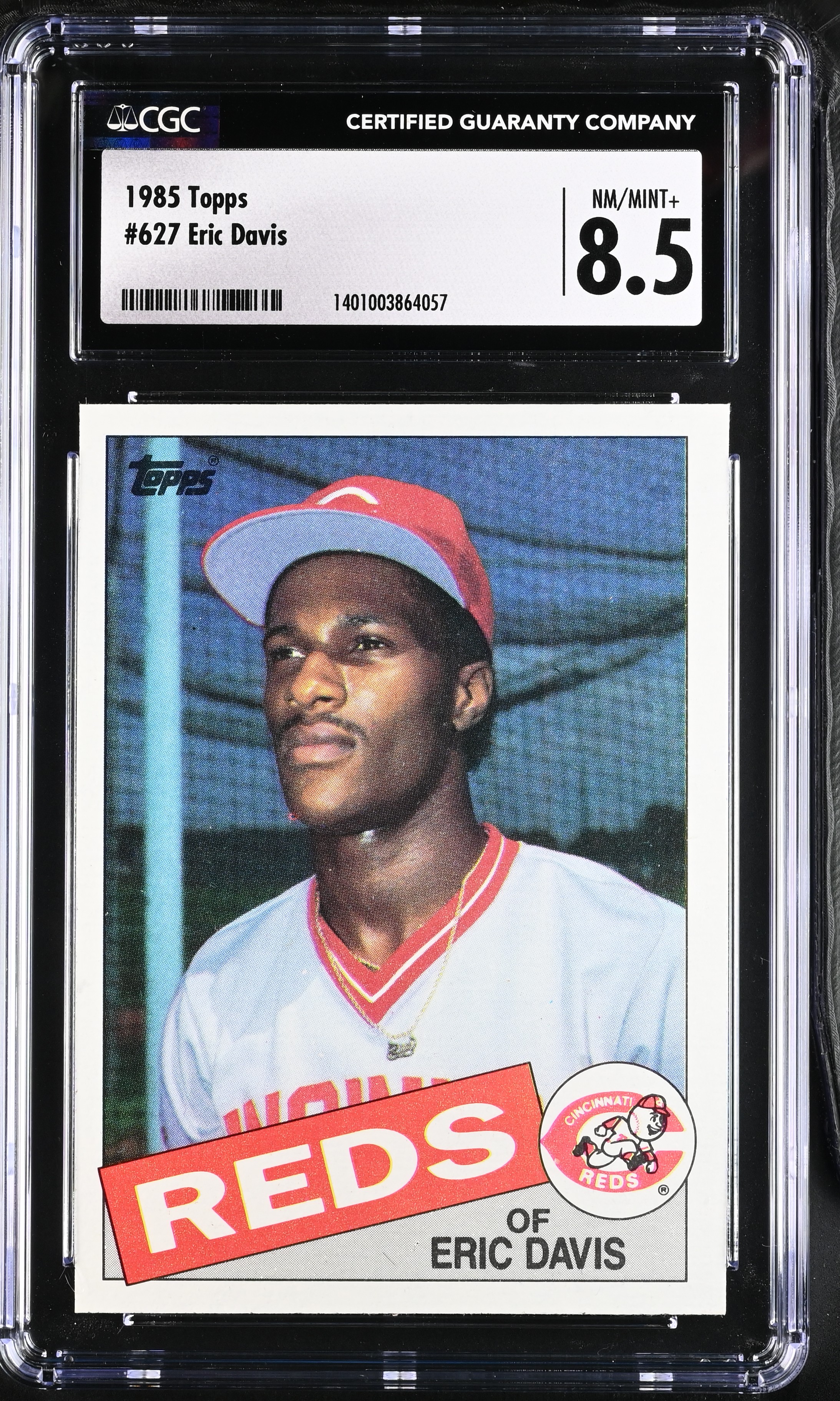1985 Topps Eric Davis Rookie #627 CGC 8.5 P1369