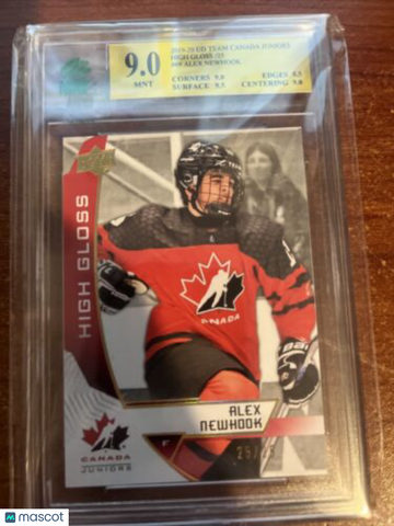 2019 Upper Deck Team Canada Juniors Alex Newhook #69 MNT 9