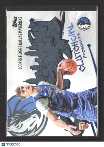 2025 Topps Clutch City Prospects Cooper Flagg #CC-1 RC