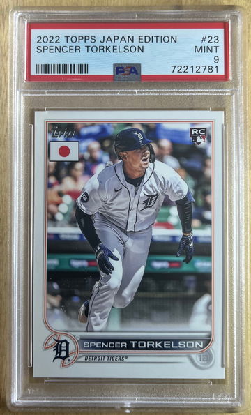 2022 Topps Japan Edition Spencer Torkelson PSA 9 RC Rookie