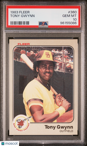 1983 Fleer Tony Gwynn #360 PSA 10