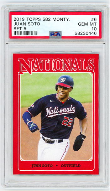 2019 Topps 582 Montgomery Club Juan Soto
