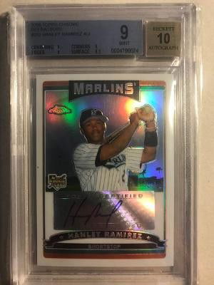 Hanley Ramirez  2006 Topps Chrome auto