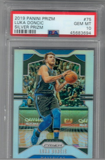 2019 PANINI PRIZM LUKA DONCIC SLIVER PRIZM #75