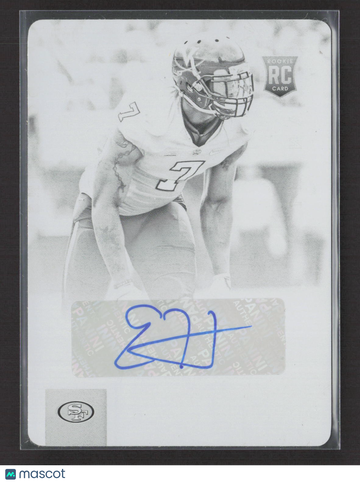 2015 Panini Prestige Eli Harold #237 Black Plate /1 Printing Plate Rookie Signatures RC