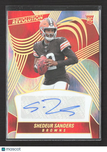 2025 Panini Revolution Shedeur Sanders #RA-SSS Infinite /25 RC
