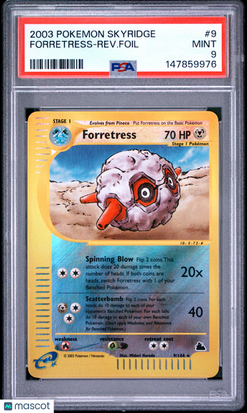 2003 Pokemon Skyridge Forretress-Rev. Foil PSA 9 #9