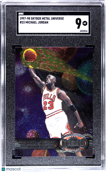 1997 Skybox Metal Universe Michael Jordan #23 SGC 9