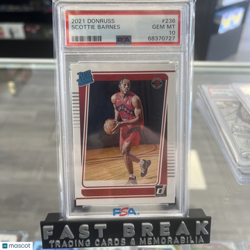2021 Donruss Scottie Barnes #236 Checklist Rookie Base Set PSA 10