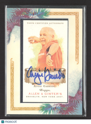 2007 Topps Allen & Ginter's Augie Garrido #AGA-AG Framed Autograph