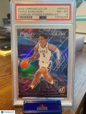 2022 Panini Paolo Banchero #PF-PAO Rookie PSA 8