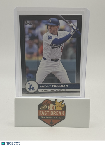 2026 Topps Flagship Freddie Freeman #37 Black Border /10