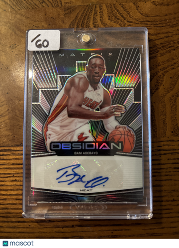 2020 Panini Obsidian Matrix Bam Adebayo #MA-BAM /60