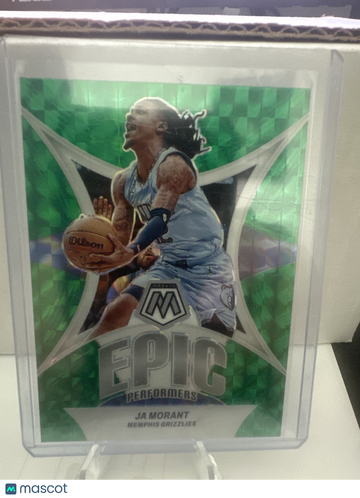 2023-24 Panini Mosaic Epic Performers Ja Morant Green