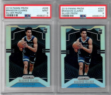 2019 Panini Prizm 266 Brandon Clarke Silver Prizm LOT