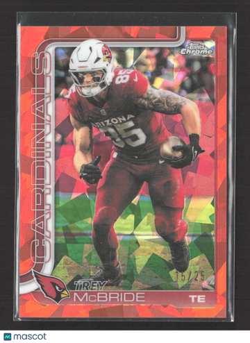 2025 Topps Chrome Trey McBride #4 Red Geometric /25