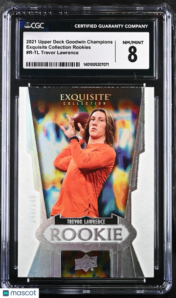 2021 Upper Deck Goodwin Champions 149/149 Exquisite Collection Rookies #R-TL CGC 8