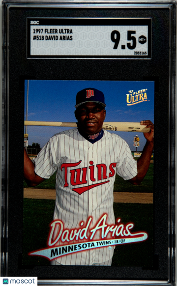 1997 Fleer Ultra David Arias #518 SGC 9.5