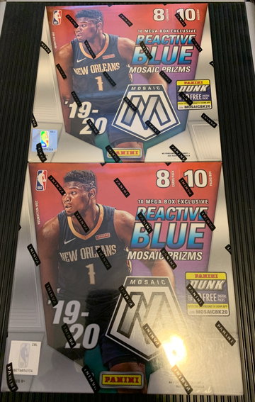 2x 2019-20 Mosaic Mega boxes - ships from Canada