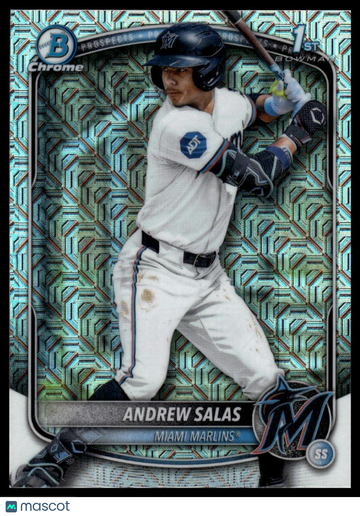 2025 Bowman Chrome Andrew Salas #BCP-156c Bowman Chrome Prospects Mega Box Refractor
