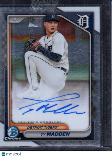 2024 Bowman Chrome Ty Madden #CPA-TM Prospects Autographs AU